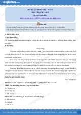 Đề thi giữa học kì 1 Tiếng Việt 2 CD - Đề số 5